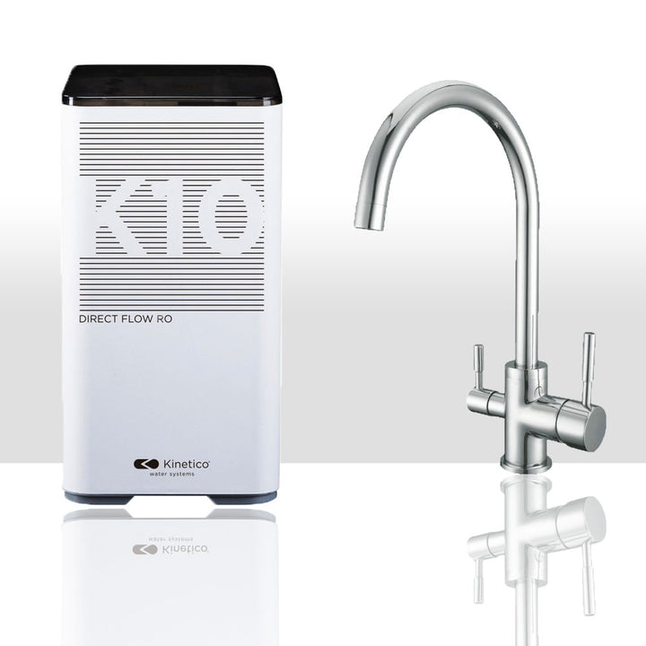 Kinetico K10 Direct Flow RO System With Hommix Verona Chrome 3-Way Tap - Hommix UK