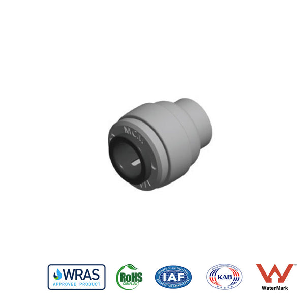 1/4" Push Fit End Stop/ Cap - Hommix UK