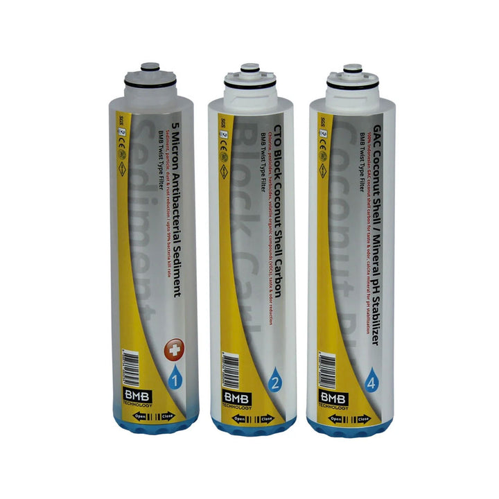 Pre and Post Filters for BMB-10, BMB-20 and BMB Nano-RO (Filters 1, 2 and 4) - Hommix UK